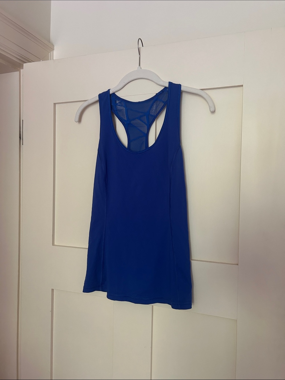 lululemon athletica Royal Blue Mesh-Back Racerback Tank